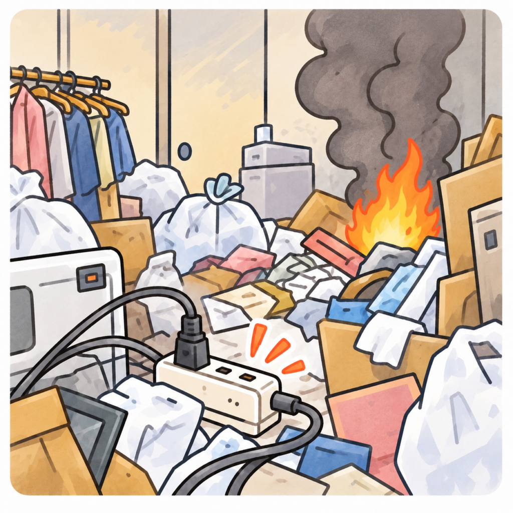 「片付けられない部屋」が危険と隣り合わせになる理由 ― 特殊清掃の視点で解説